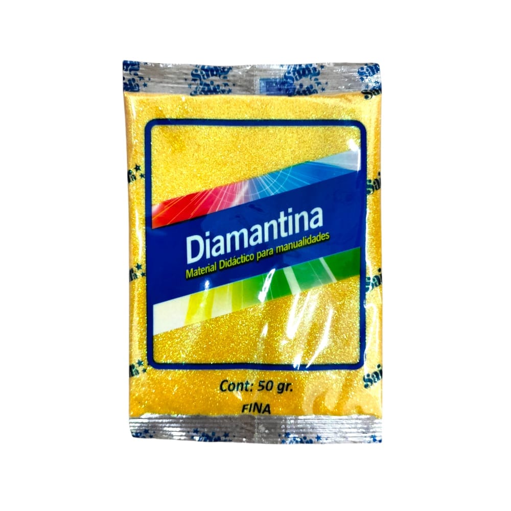 Saira DISTRIBUIDORA SAJOR, S.A. DE C.V. DIAMANTINA FINA 50G 25 IRIS AMARILLO