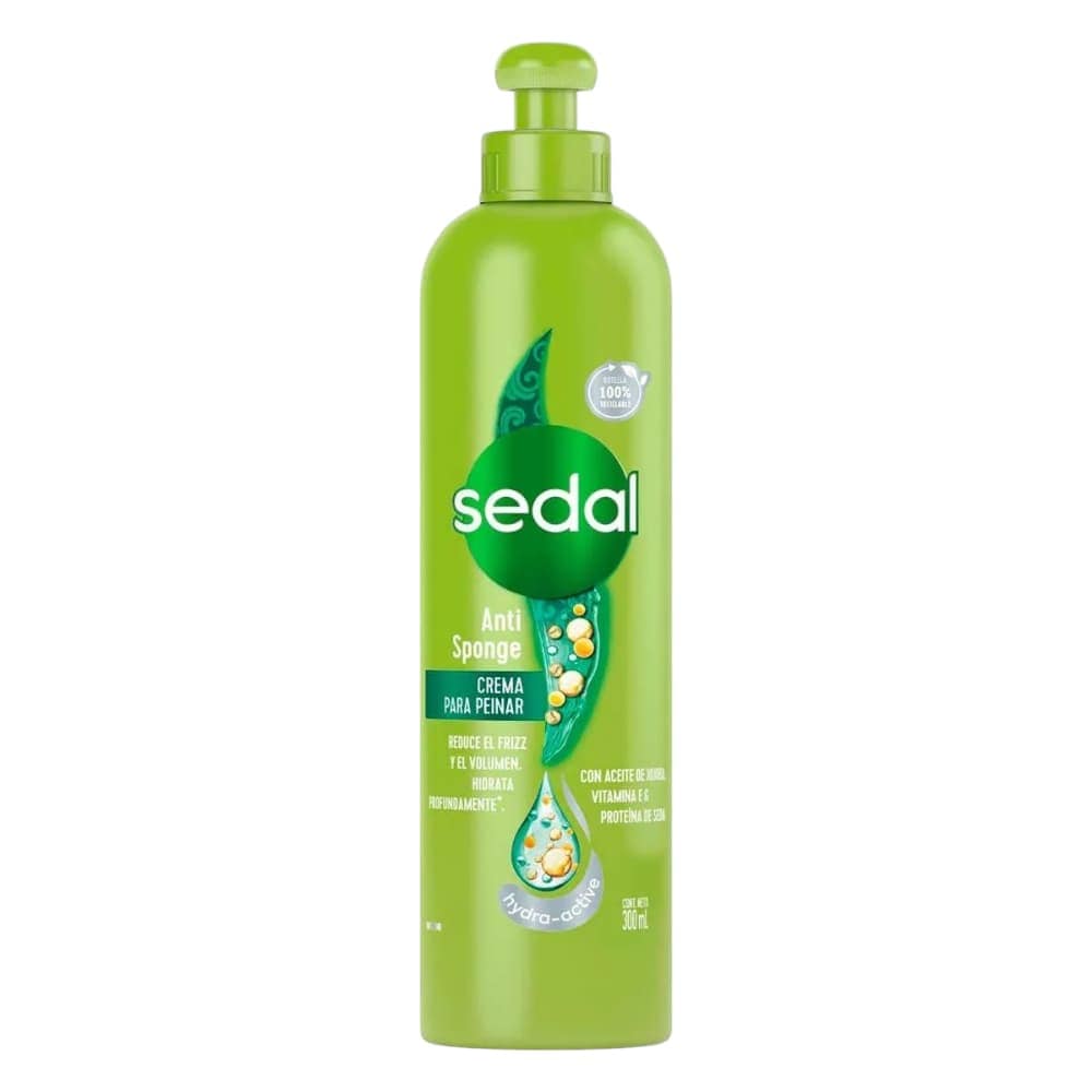 Sedal MOEDANOS OTC, S.A. DE C.V. SEDAL CREMA P/PEINAR 300ML ANTI SPONGE
