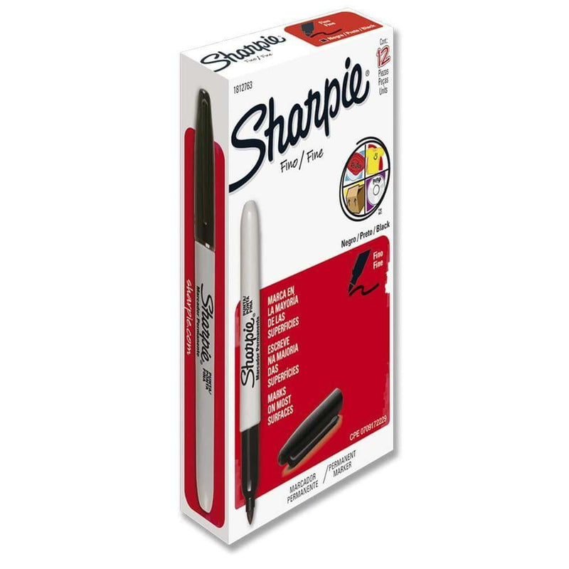 Sharpie NEWELL BRANDS DE MEXICO, S.A. DE C.V. MARCADOR SHARPIE FINO C/12PZ NEGRO