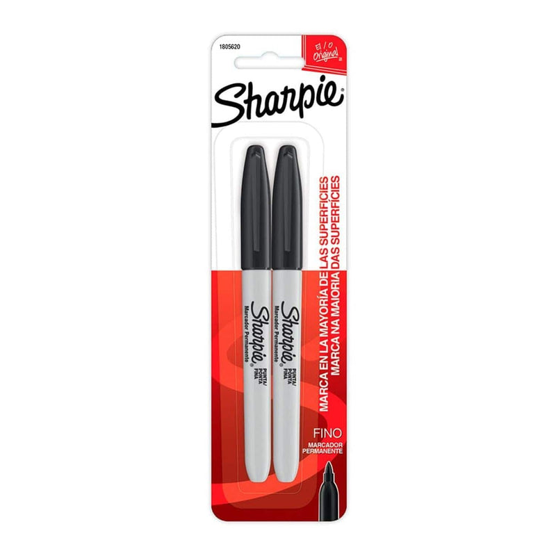 Sharpie NEWELL BRANDS DE MEXICO, S.A. DE C.V. MARCADOR SHARPIE FINO C/2PZ NEGRO