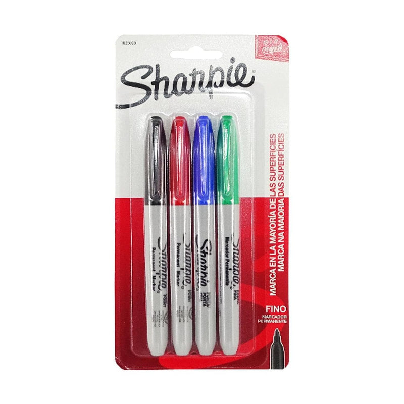 Sharpie NEWELL BRANDS DE MEXICO, S.A. DE C.V. MARCADOR SHARPIE FINO C/4PZ SURTIDO