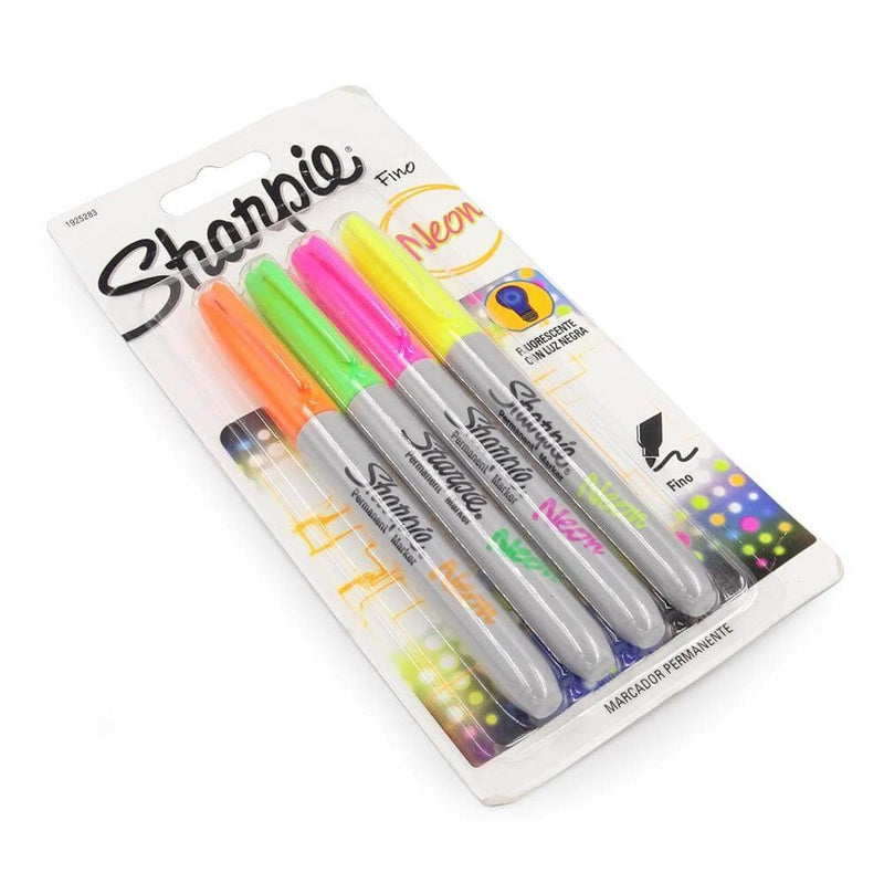 Sharpie NEWELL BRANDS DE MEXICO, S.A. DE C.V. MARCADOR SHARPIE FINO NEON C/4PZ