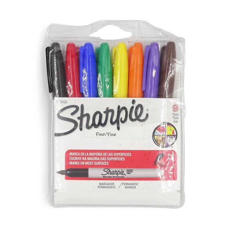 Sharpie NEWELL BRANDS DE MEXICO, S.A. DE C.V. MARCADOR SHARPIE FINO POUCH C/8PZ