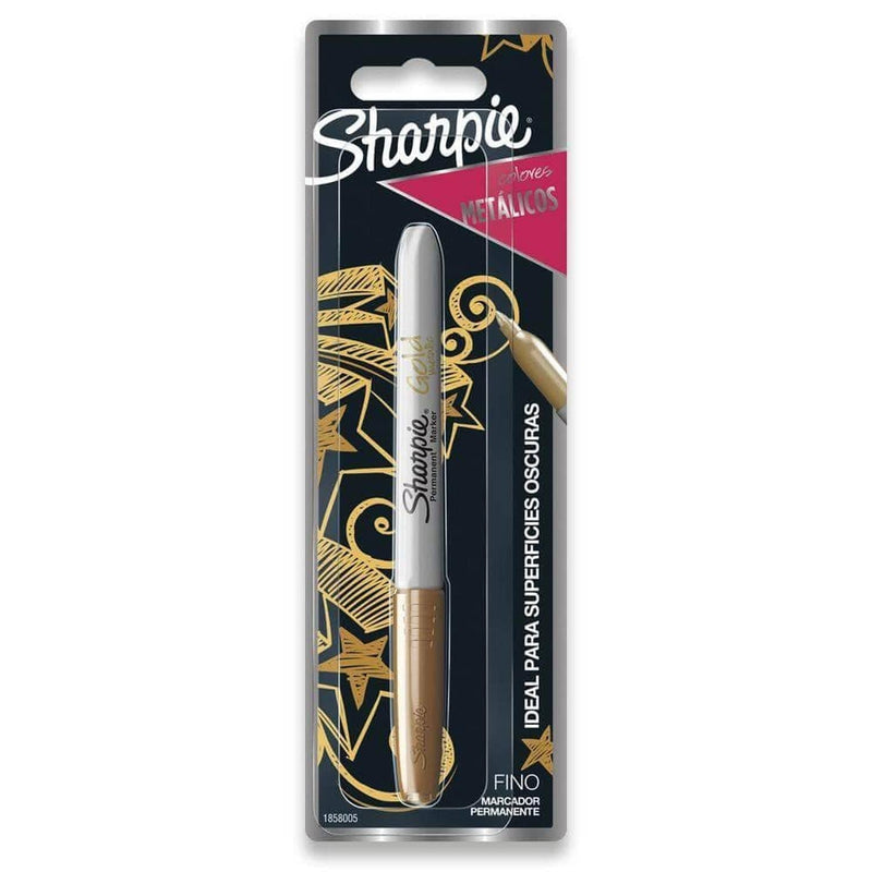 Sharpie NEWELL BRANDS DE MEXICO, S.A. DE C.V. MARCADOR SHARPIE METALICO C/1PZ ORO