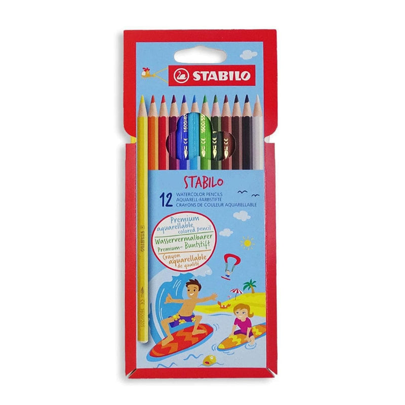 Stabilo LA ESTILOGRAFICA, SA DE CV LAPICES DE COLORES STABILO AQUACOLOR CON 12PZ CARTON