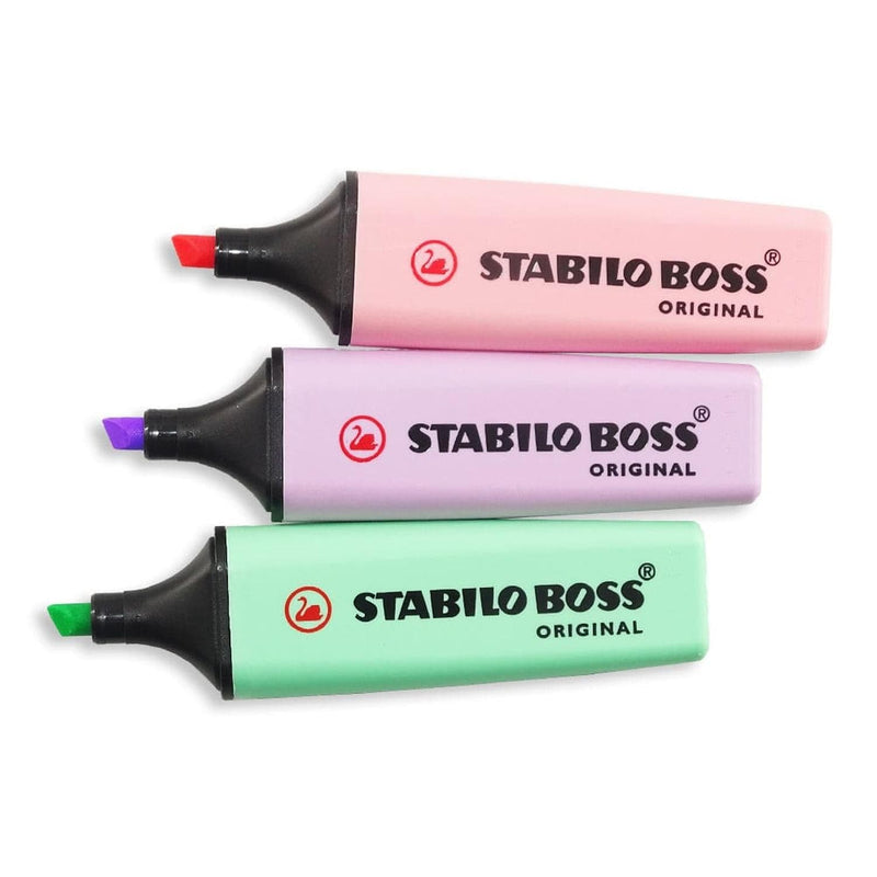 Stabilo LA ESTILOGRAFICA, SA DE CV MARCATEXTOS BOSS PASTEL STABILO CON 3PZ