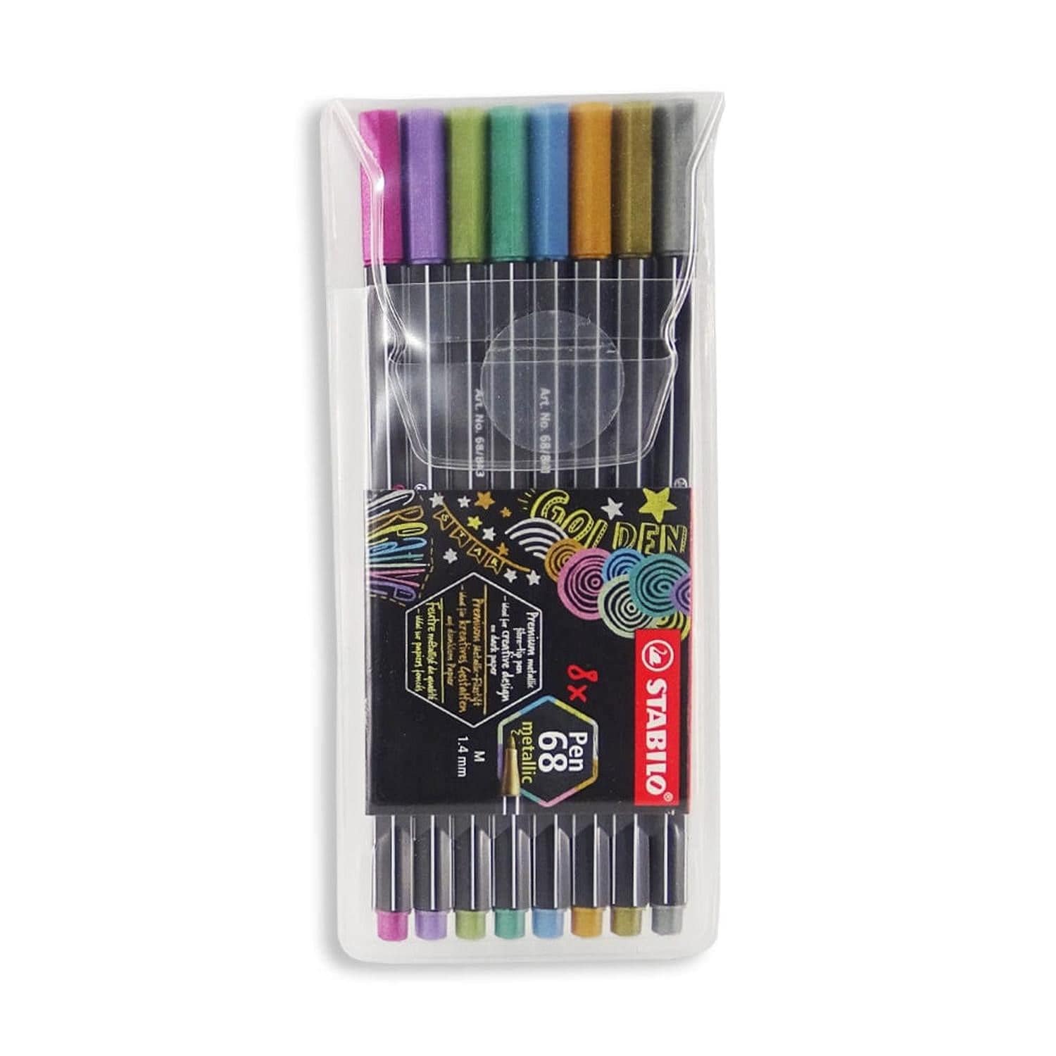 Stabilo LA ESTILOGRAFICA, SA DE CV ROTULADORES STABILO PEN 68 CON 8PZ COLORES METALICOS
