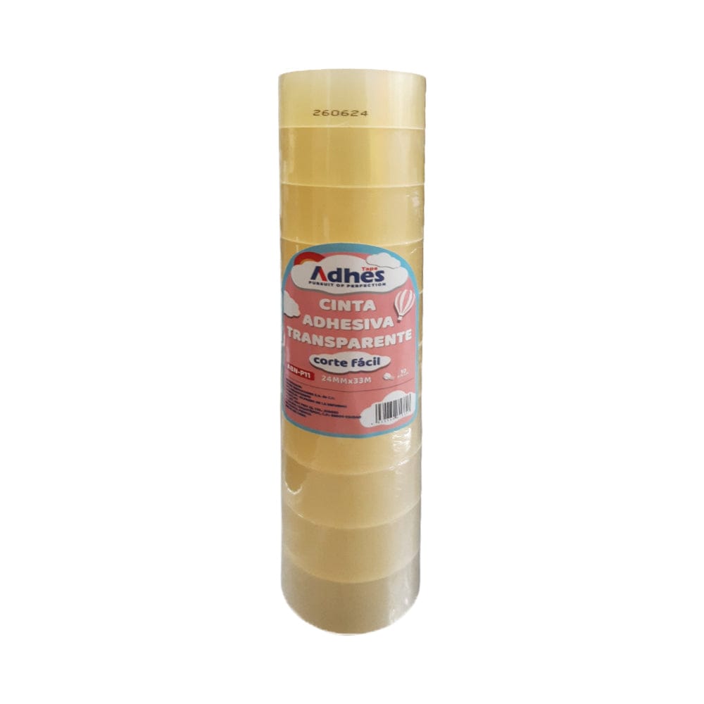 TapeAdhes ADHES INNOVATIONS CINTA ADHESIVA BOPP 24X33 C/10PZ