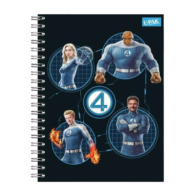 Upak UPAK, CORPORACION IMPRESORA, SA DE CV CUADERNO GLADIADOR C/100H C7 4 FANTASTICOS