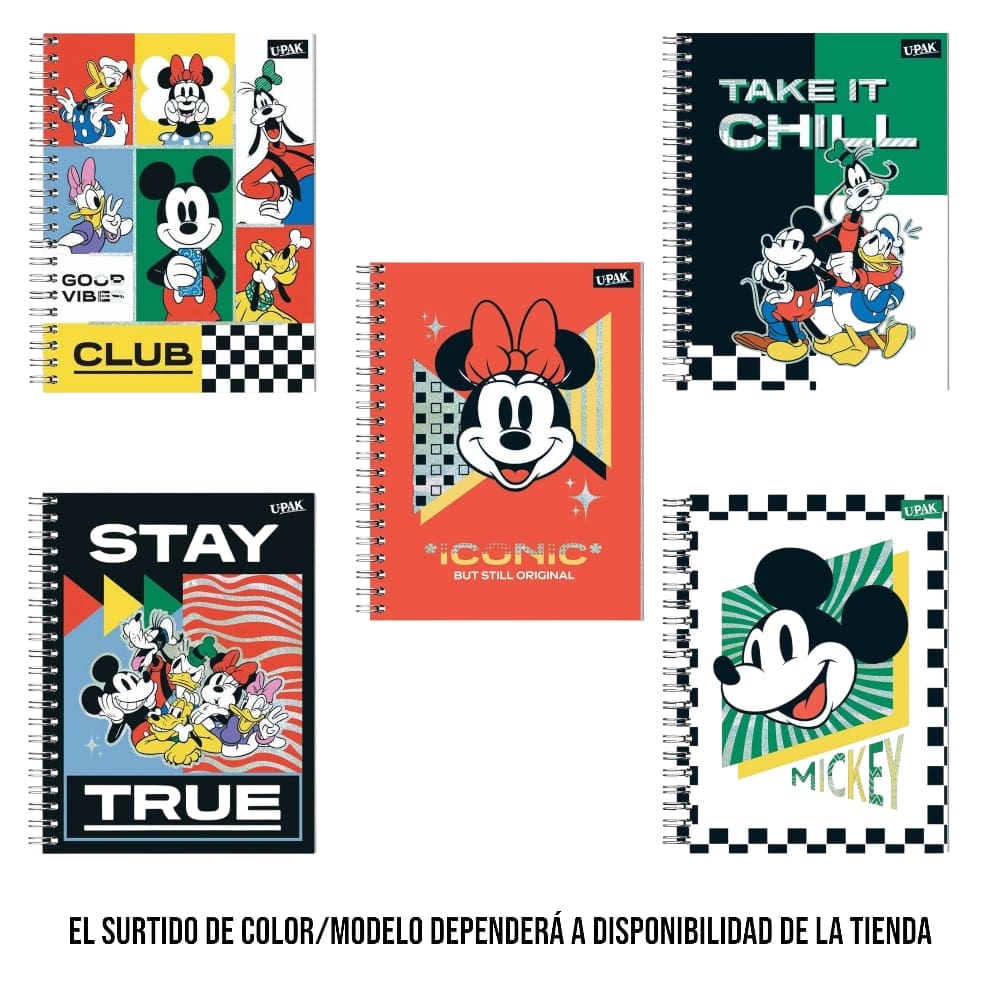 Upak UPAK, CORPORACION IMPRESORA, SA DE CV CUADERNO GLADIADOR C/100H C7 MICKEY Y AMIGOS