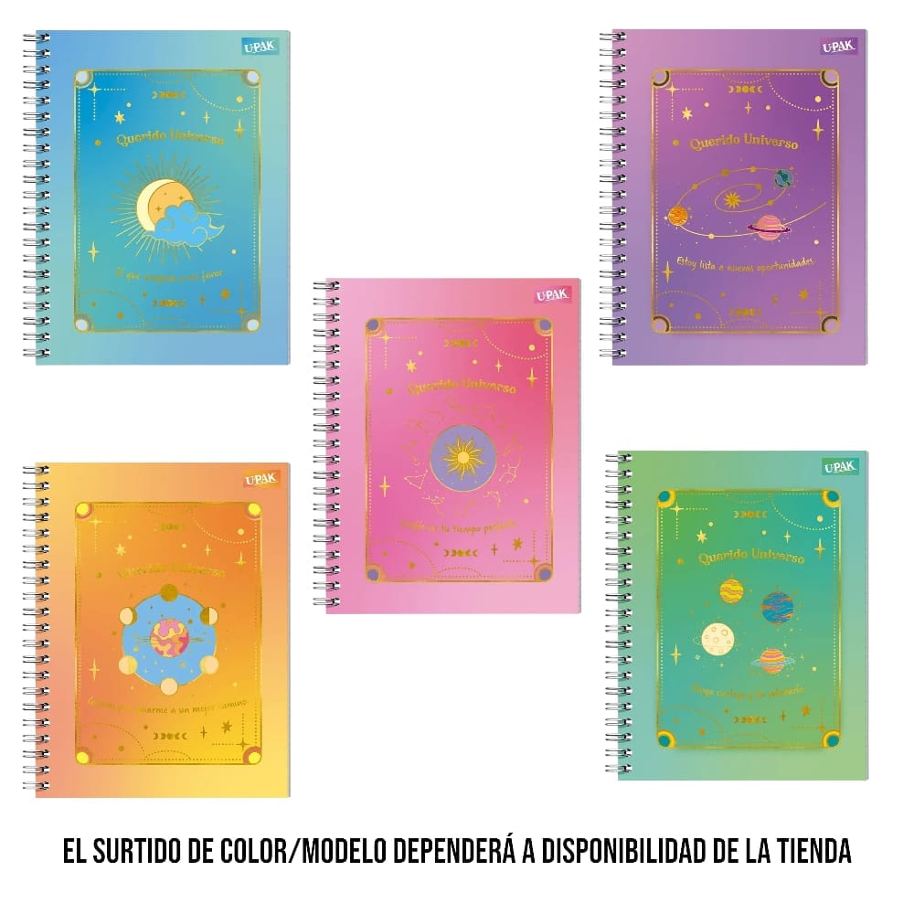 Upak UPAK, CORPORACION IMPRESORA, SA DE CV CUADERNO GLADIADOR C/100H C7 QUERIDO UNIVERSO