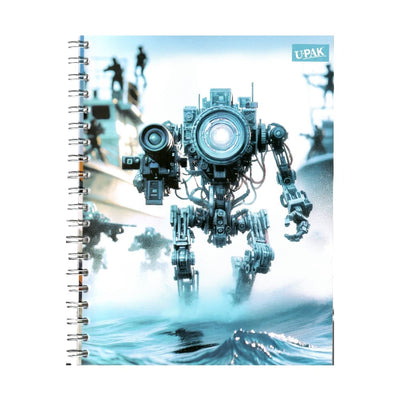 Upak UPAK, CORPORACION IMPRESORA, SA DE CV CUADERNO GLADIADOR C/100H C7 ROBOTS
