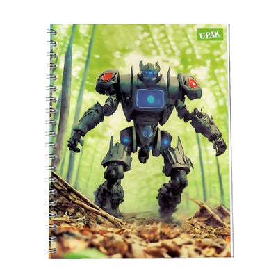 Upak UPAK, CORPORACION IMPRESORA, SA DE CV CUADERNO GLADIADOR C/100H C7 ROBOTS