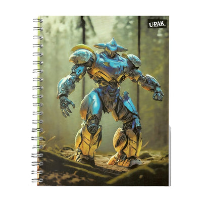 Upak UPAK, CORPORACION IMPRESORA, SA DE CV CUADERNO GLADIADOR C/100H C7 ROBOTS