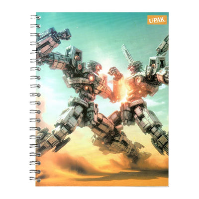 Upak UPAK, CORPORACION IMPRESORA, SA DE CV CUADERNO GLADIADOR C/100H C7 ROBOTS