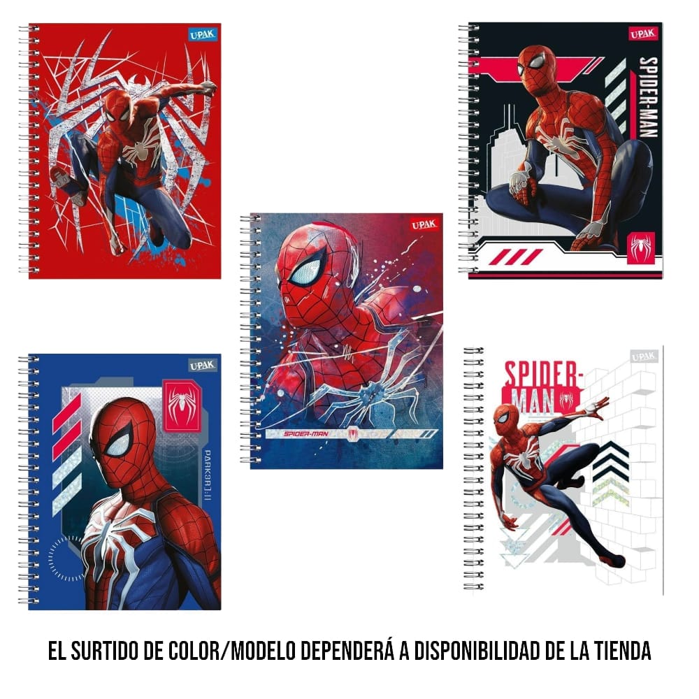Upak UPAK, CORPORACION IMPRESORA, SA DE CV CUADERNO GLADIADOR C/100H C7 SPIDER-MAN Y ALGO MAS
