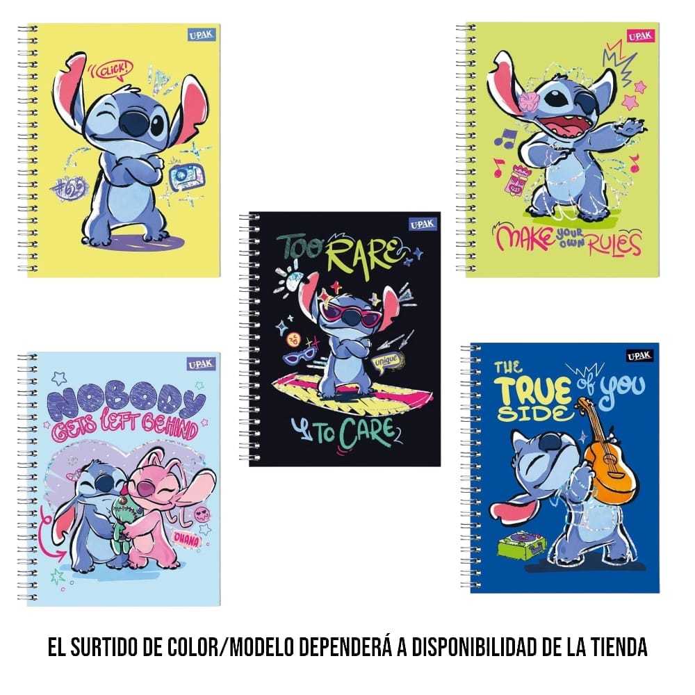 Upak UPAK, CORPORACION IMPRESORA, SA DE CV CUADERNO GLADIADOR C/100H C7 STITCH TRAVIESO
