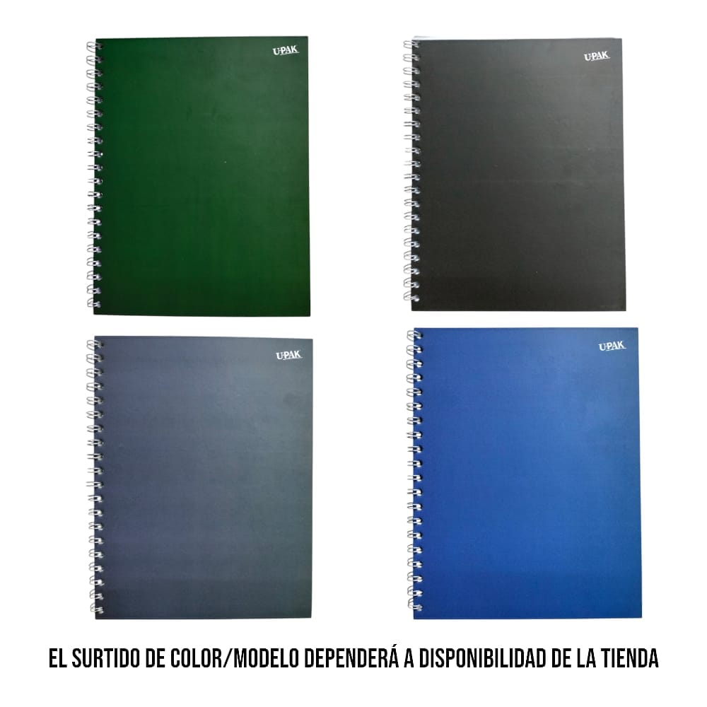 Upak UPAK, CORPORACION IMPRESORA, SA DE CV CUADERNO SAMURAI C/100H C7 COLORES ELEGANTES