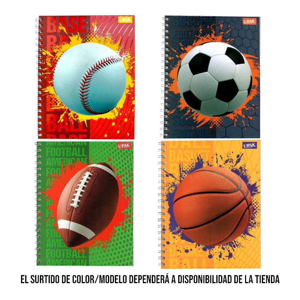 Upak UPAK, CORPORACION IMPRESORA, SA DE CV CUADERNO SAMURAI C/100H C7 DEPORTES