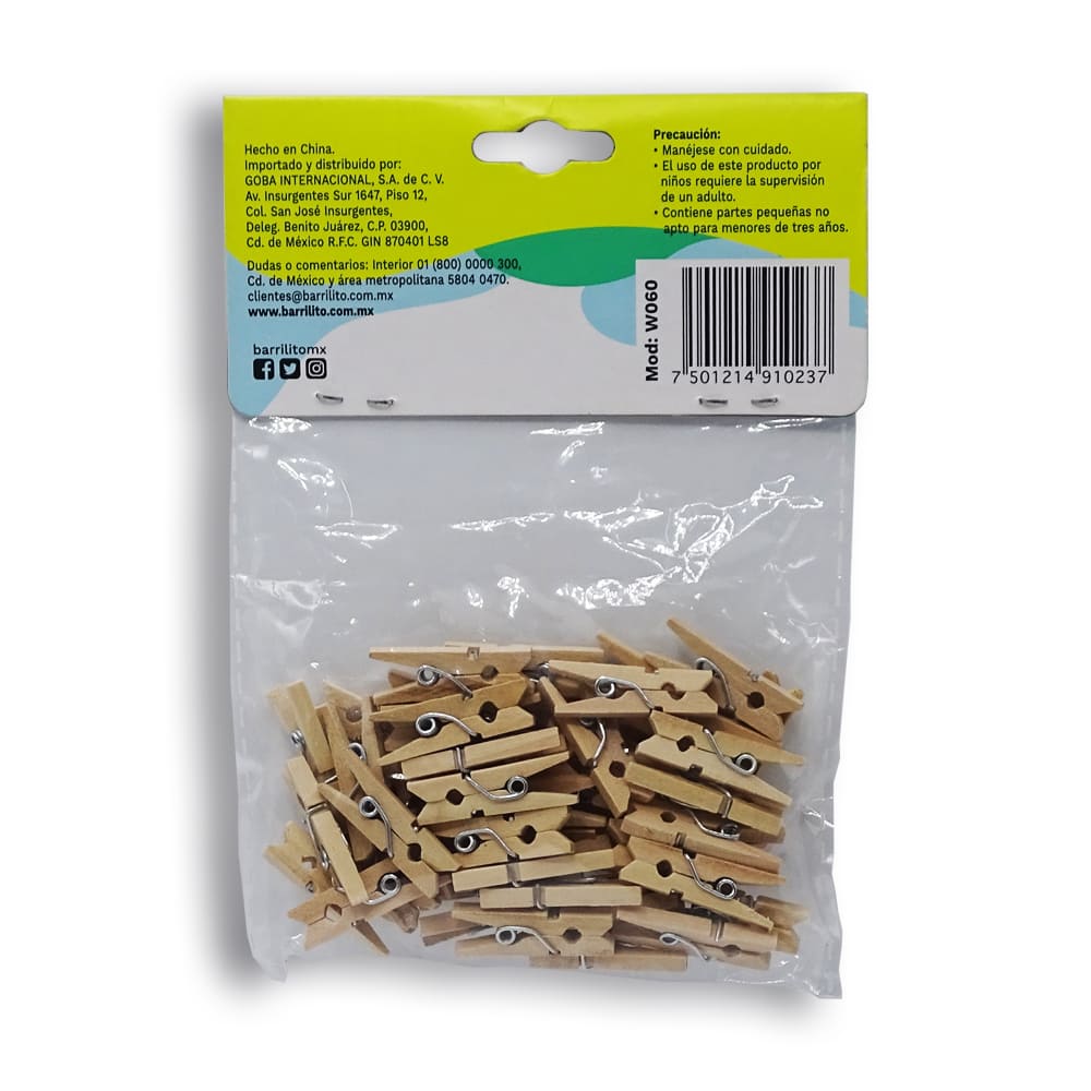 Crafter's Square Mini Clothespins, 50-ct. Packs