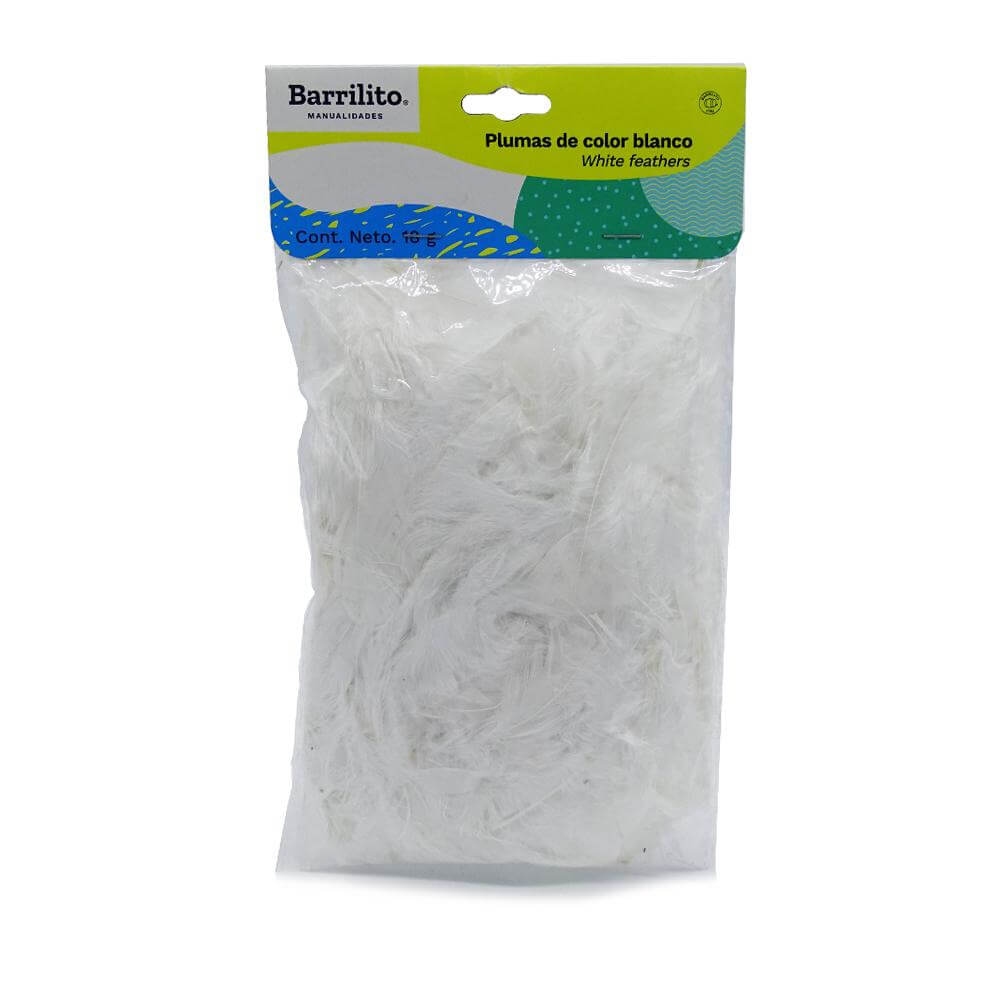 Barrilito GOBA INTERNACIONAL, S.A. DE C.V. PLUMAS DE COLORES BARRILITO C/18GR BLANCO