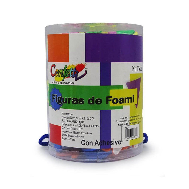 Confetti PRODUCTOS NAEN, S. DE R.L. DE C.V. BOTE DE FIGURAS CONFETTI C/63G NUMEROS
