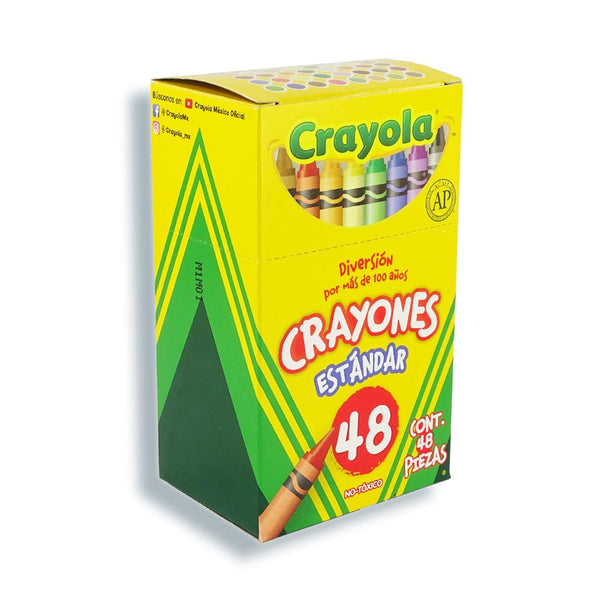 Crayola BINNEY & SMITH MEXICO, S.A. DE C.V. CRAYONES CRAYOLA ESTANDAR C/48PZ