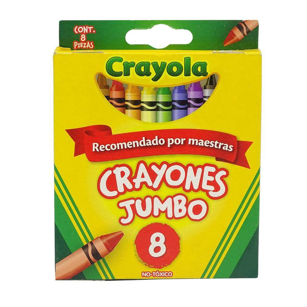 Crayola BINNEY & SMITH MEXICO, S.A. DE C.V. CRAYONES JUMBO CRAYOLA C/8PZ