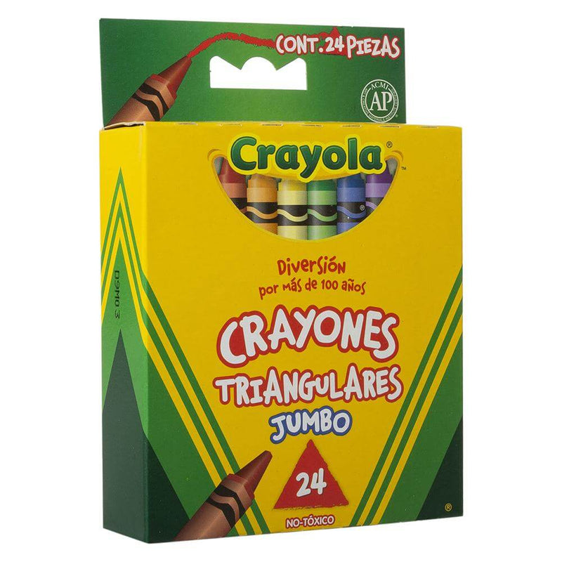 Crayola BINNEY & SMITH MEXICO, S.A. DE C.V. 24 CRAYONES JUMBO TRIANGULARES CRAYOLA