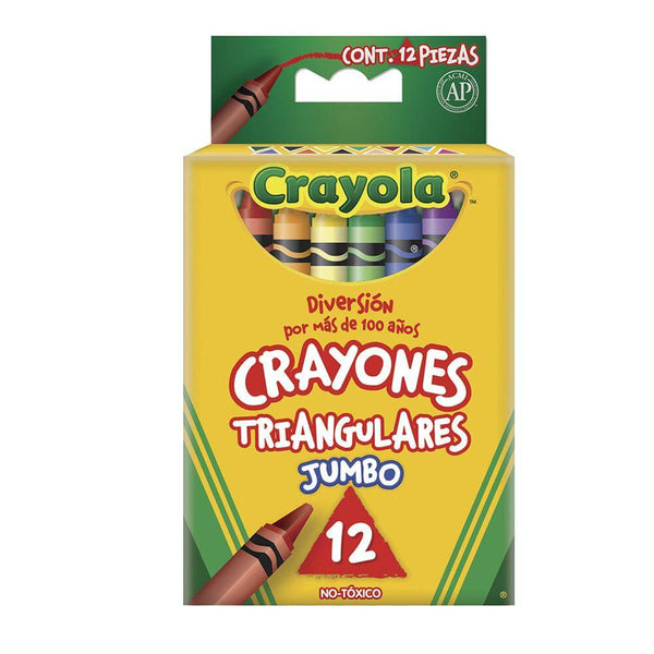 Crayola BINNEY & SMITH MEXICO, S.A. DE C.V. 12 CRAYONES JUMBO TRIANGULARES CRAYOLA