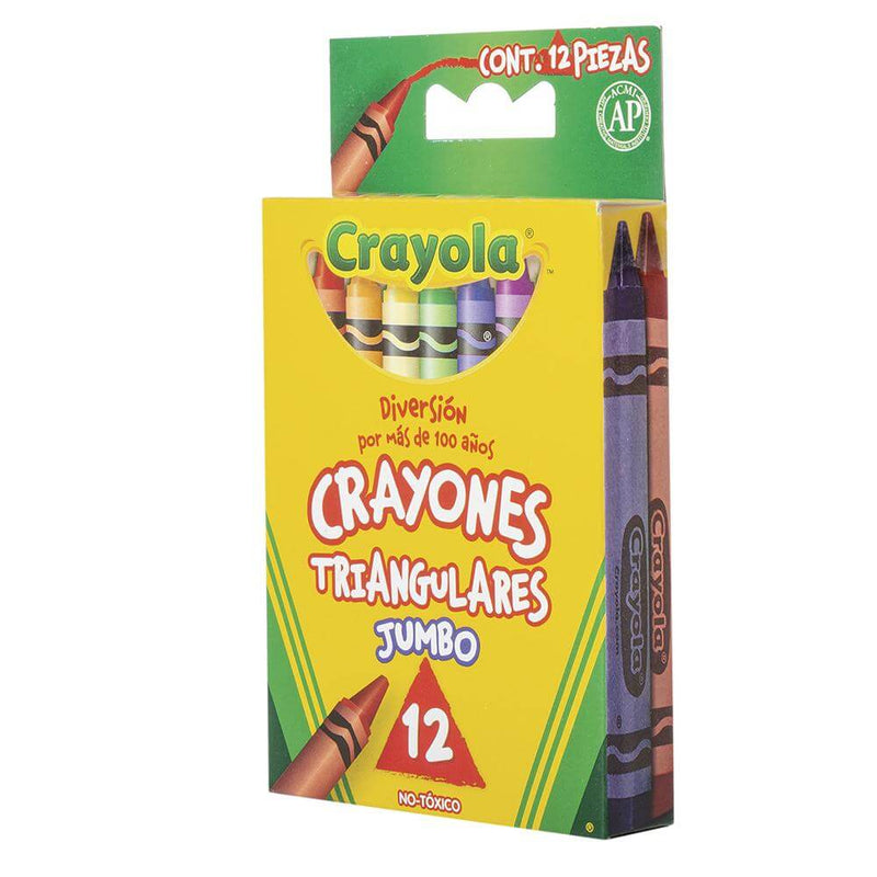 Crayola BINNEY & SMITH MEXICO, S.A. DE C.V. 12 CRAYONES JUMBO TRIANGULARES CRAYOLA