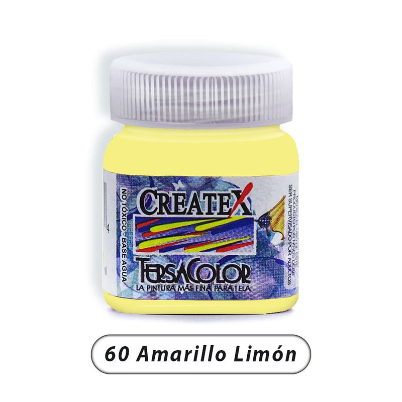 Createx DECOART, S.A. DE C.V. PINTURA TERSACOLOR CREATEX 30ML AMARILLO LIMON