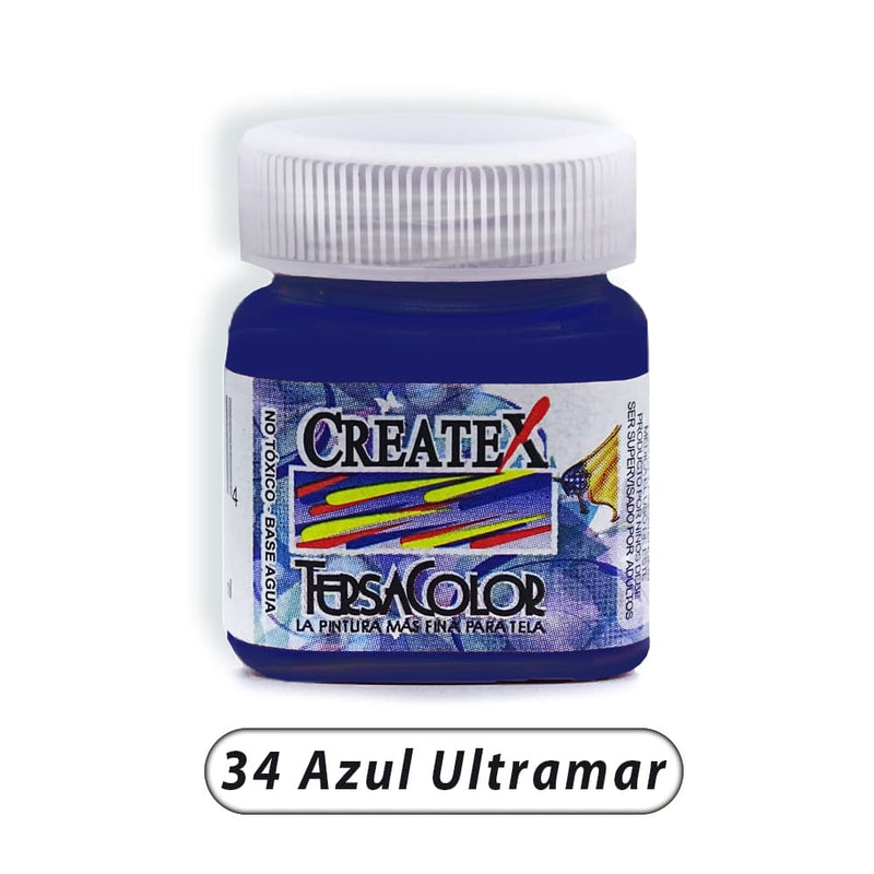 Createx DECOART, S.A. DE C.V. PINTURA TERSACOLOR CREATEX 30ML AZUL ULTRAMAR