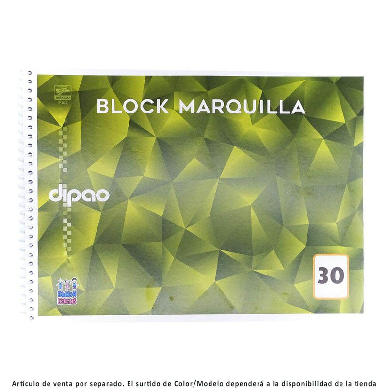 Dipao DISTRIBUIDORA DIPAO, S.A. DE C.V. BLOCK MARQUILLA DIPAO C/30H