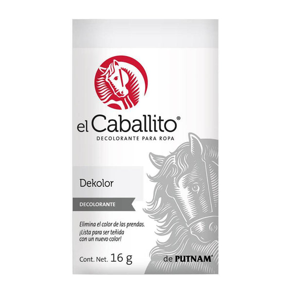 El Caballito MONROE CHEMICAL COMPANY DE MEXICO, S.A. DE C.V. EL CABALLITO C/FIJADOR 16GR DECOLORANTE DEKOLOR