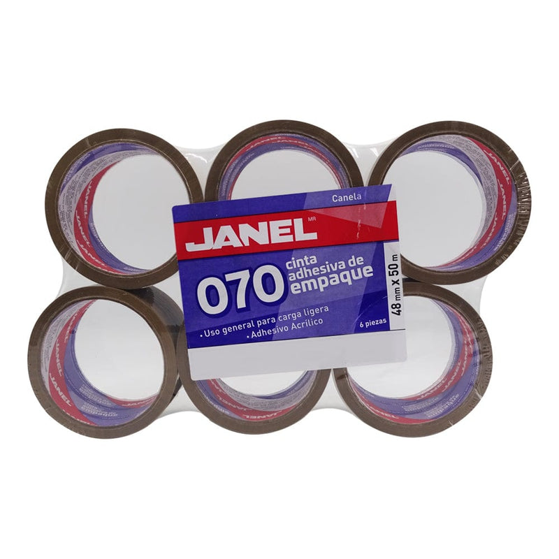 Janel JANEL, S.A. DE C.V. CINTA EMPAQUE JANEL 48X50 C/6PZ CANELA.