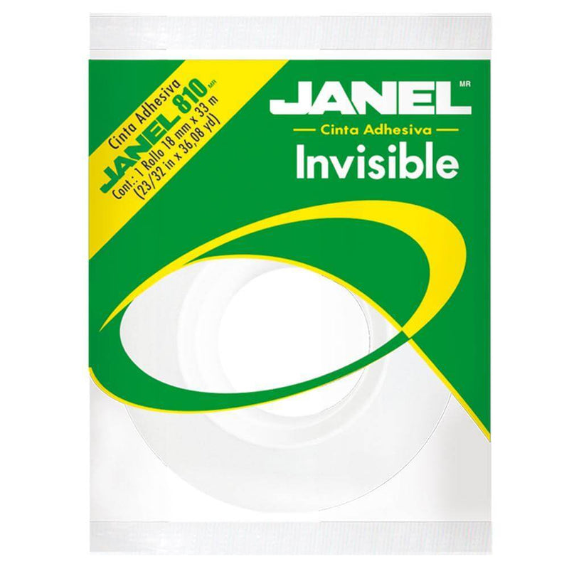 Janel JANEL, S.A. DE C.V. CINTA INVISIBLE 810 18X33 JANEL