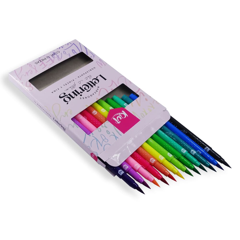 Marcadores Kiut para niñas, utiles escolares como marcadores