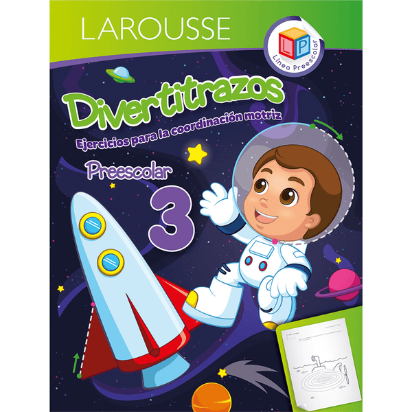 Larousse EDICIONES LAROUSSE, S.A. DE C.V. JUMBO PREESCOLAR DIVERTITRAZOS 3 LAROUSSE