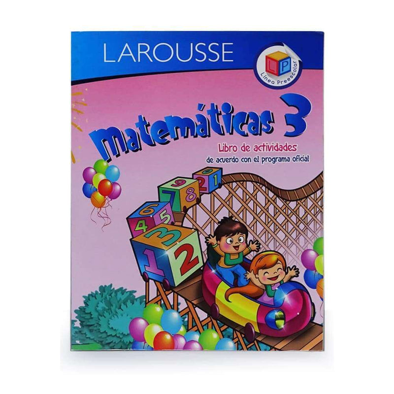 Larousse EDICIONES LAROUSSE, S.A. DE C.V. JUMBO PREESCOLAR MATEMATICAS 3 LAROUSSE