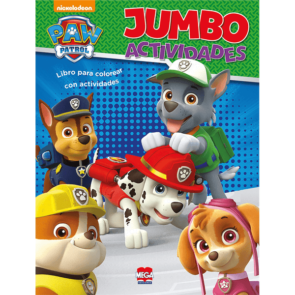 LIBRO ACTIVIDADES JUMBO PAW PATROL