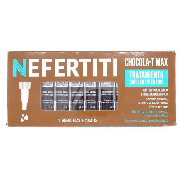 Nefertiti BEFIBA, S.A. DE C.V. AMPOLLETA 20ML C/10PZ CHOCOLA-T MAX