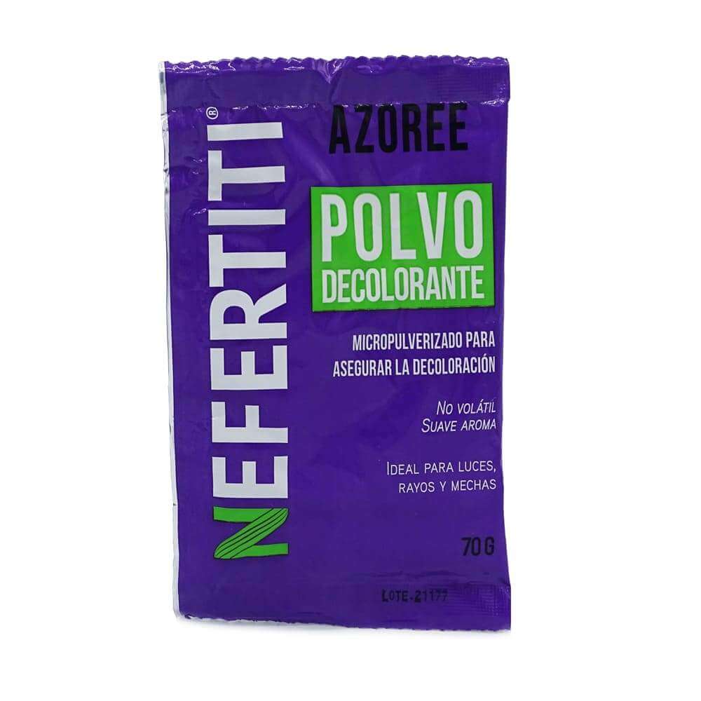 Nefertiti BEFIBA, S.A. DE C.V. AZOREE DECOLORANTE EN SACHET 70GR