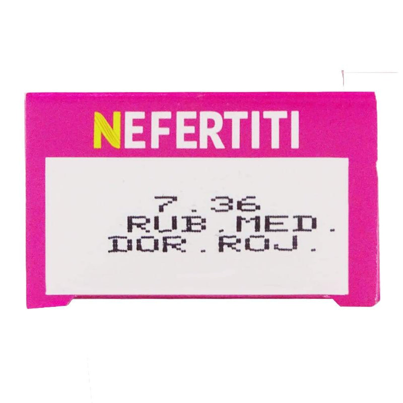 Nefertiti BEFIBA, S.A. DE C.V. TINTE NEFERTITI 7.36 RUBIO MEDIANO CHOCOLATE CENIZO 90G
