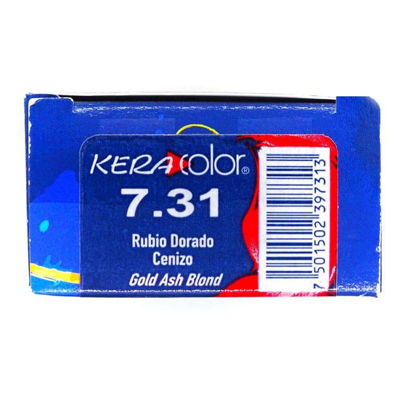 Nutrapél COMERCIAL FRADE, S.A. DE C.V. TINTE KERA-COLOR RUBIO MEDIO DORADO CENIZO