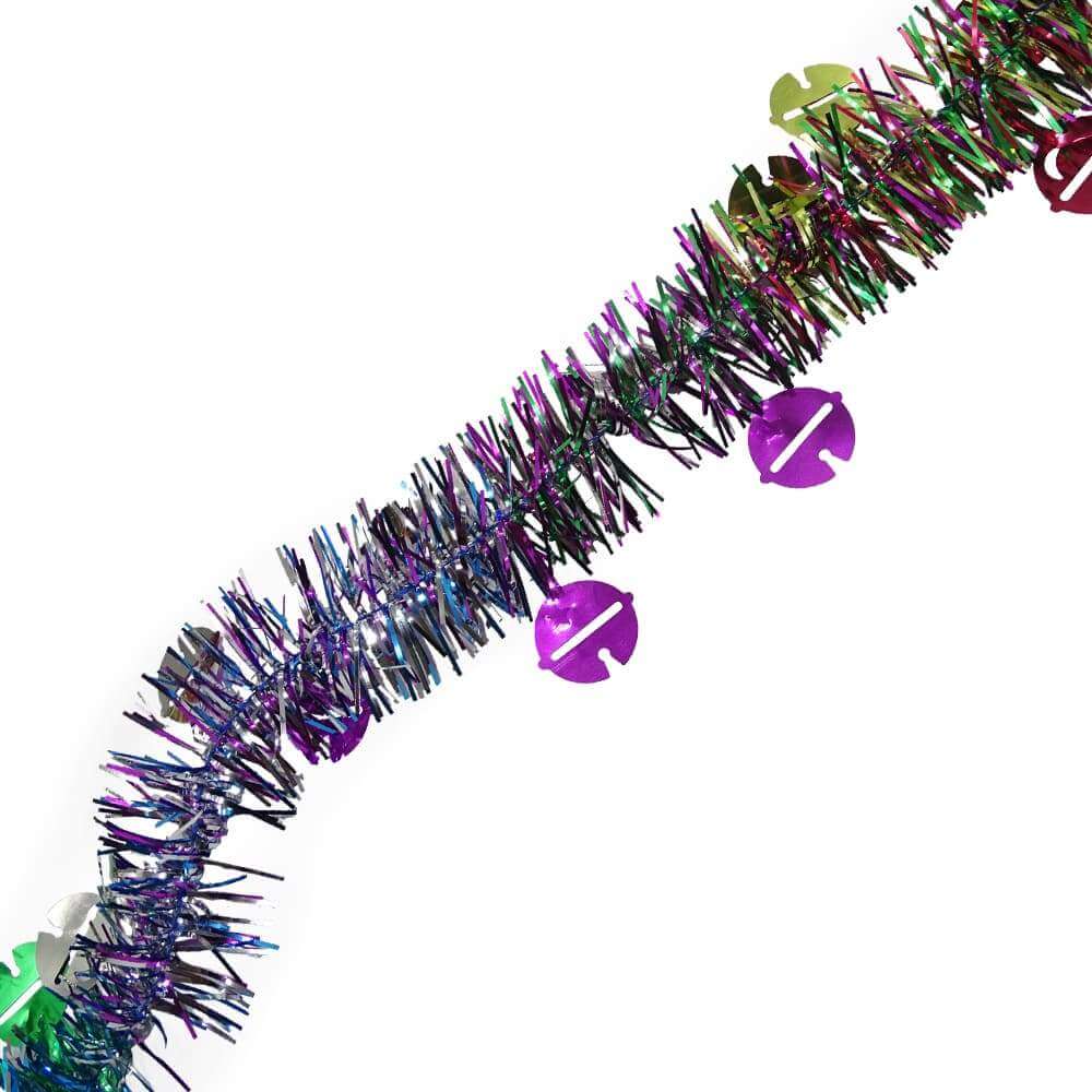 Santa´s Land JANEL (SANTA'S LAND), S.A. DE C.V. GUIRNALDA METALICA DOBLE CASCABEL #7 20M COLORES A ELEGIR