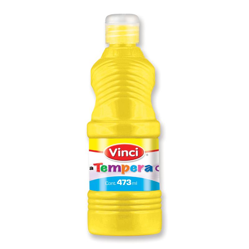 Pintura tempera vinci 473 ml amarillo fluorescente 53099 - DIXON