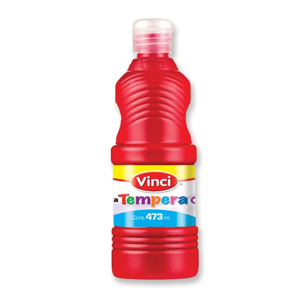 Pintura tempera vinci 473 ml rojo 22639 - DIXON